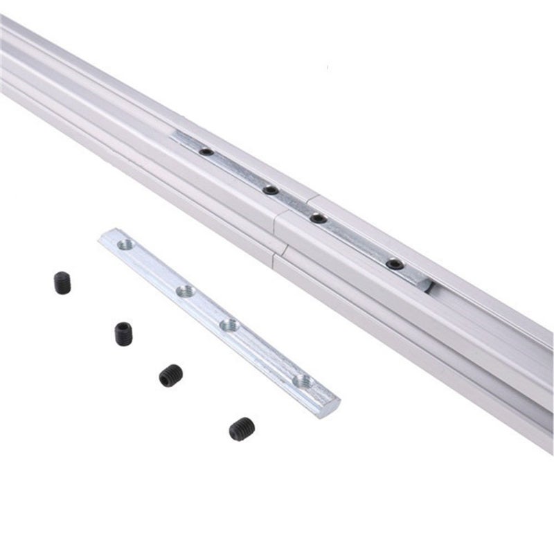 PZRT 4-Pack 2020 Series Aluminum Profile Straight Line Connector,Length 3.9 Inch Bracket Fastener with M5 Screw,for T Slot 6mm Aluminum Extrusion Profile Connect Parts - Image 5